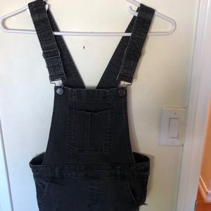 black overalls